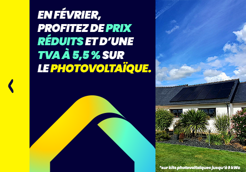 En février, profitez d'une TVA à 5,5 % sur les panneaux photovoltaïques