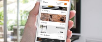 smartphone avec application mobile pour piloter radiateur connecte