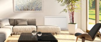 radiateur électrique à inertie dans un salon