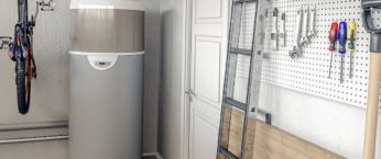 chauffe-eau thermodynamique dans un garage