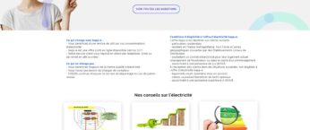 ecran du site happ-e