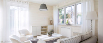 radiateur electrique a inertie dans un salon